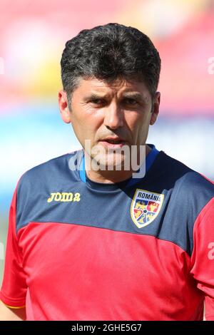 Eugen Anghel Romania U21-Torwarttrainer während des UEFA-U-21-Meisterschaftsspiels in Renato Dall'Ara, Bologna. Bilddatum: 27. Juni 2019. Bildnachweis sollte lauten: Jonathan Moscrop/Sportimage via PA Images Stockfoto