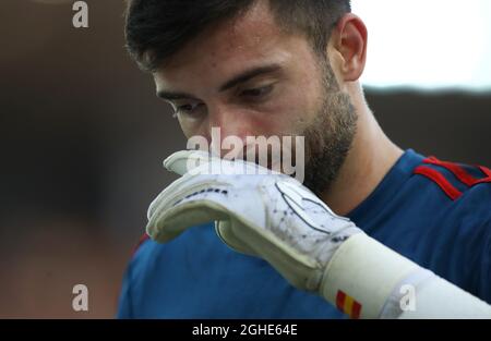 Antonio Sivera aus Spanien während des UEFA-U-21-Meisterschaftsspiel im Stadio Friuli. Bilddatum: 30. Juni 2019. Bildnachweis sollte lauten: Jonathan Moscrop/Sportimage via PA Images Stockfoto