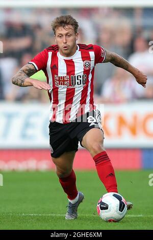 Luke Freeman von Sheffield United beim Vorsaison-Freundschaftsspiel im Pirelli Stadium, Burton Upon Trent. Bilddatum: 16. Juli 2019. Bildnachweis sollte lauten: James Wilson/Sportimage via PA Images Stockfoto