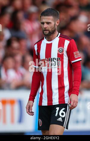 Oliver Norwood von Sheffield United beim Vorsaison-Freundschaftsspiel im Pirelli Stadium, Burton Upon Trent. Bilddatum: 16. Juli 2019. Bildnachweis sollte lauten: James Wilson/Sportimage via PA Images Stockfoto