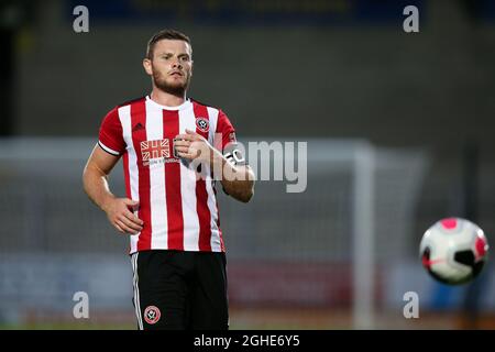 Jack O'Connell von Sheffield United beim Vorsaison-Freundschaftsspiel im Pirelli Stadium, Burton Upon Trent. Bilddatum: 16. Juli 2019. Bildnachweis sollte lauten: James Wilson/Sportimage via PA Images Stockfoto