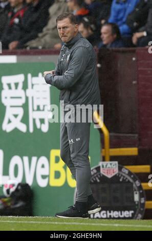 Ralph Hasenhuttl-Manager von Southampton hat sich beim Premier League-Spiel in Turf Moor, Burnley, niedergeschlagen. Bilddatum: 10. August 2019. Bildnachweis sollte lauten: Andrew Yates/Sportimage via PA Images Stockfoto