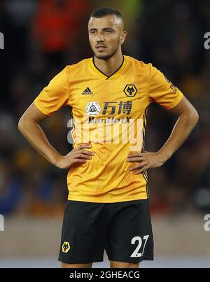 Wolverhampton Wanderers' Romain Saiss während ihres UEFA Europa League-Spiels gegen Pyunik in Molineux, Wolverhampton. Bilddatum: 15. August 2019. Bildnachweis sollte lauten: Darren Staples/Sportimage via PA Images Stockfoto