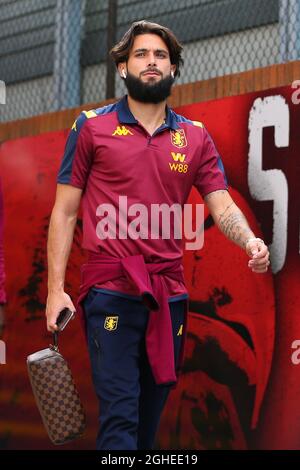 JOTA von Aston Villa kommt vor dem Premier League-Spiel im Selhurst Park, London. Bilddatum: 31. August 2019. Bildnachweis sollte lauten: Craig Mercer/Sportimage via PA Images Stockfoto