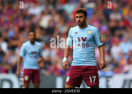 Trezeguet von Aston Villa während des Spiels der Premier League im Selhurst Park, London. Bilddatum: 31. August 2019. Bildnachweis sollte lauten: Craig Mercer/Sportimage via PA Images Stockfoto