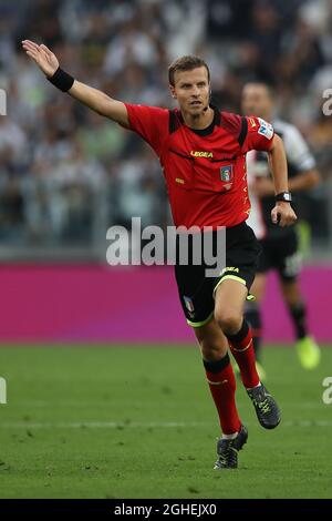 Der Schiedsrichter Federico La Penna während des Spiels der Serie A im Allianz Stadium, Turin. Bilddatum: 21. September 2019. Bildnachweis sollte lauten: Jonathan Moscrop/Sportimage via PA Images Stockfoto