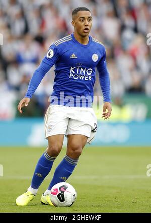 Youri Tielemans aus Leicester City während des Premier League-Spiels gegen Burnley im King Power Stadium, Leicester. Bilddatum: 19. Oktober 2019. Bildnachweis sollte lauten: Darren Staples/Sportimage via PA Images Stockfoto