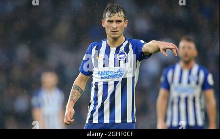 BrightonÕs Pascal Gross während des Premier League-Spiels im American Express Community Stadium, Brighton und Hove. Bilddatum: 26. Oktober 2019. Bildnachweis sollte lauten: Paul Terry/Sportimage via PA Images Stockfoto