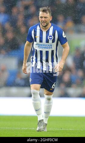 BrightonÕs Dale Stephens während des Spiels der Premier League im American Express Community Stadium, Brighton und Hove. Bilddatum: 26. Oktober 2019. Bildnachweis sollte lauten: Paul Terry/Sportimage via PA Images Stockfoto