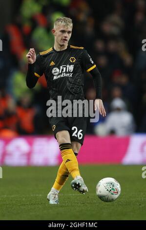 Taylor Perry von Wolverhampton Wanderers während des Carabao Cup Spiels in Villa Park, Birmingham. Bilddatum: 30. Oktober 2019. Bildnachweis sollte lauten: Darren Staples/Sportimage via PA Images Stockfoto