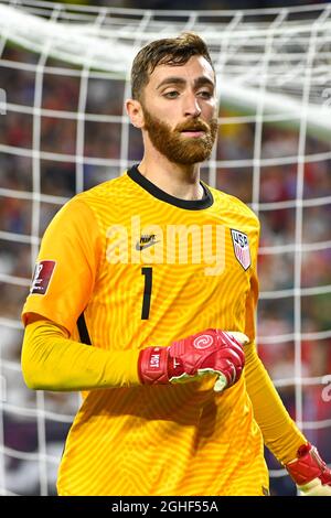 Nashville, TN, USA. September 2021. US-Torwart Matt Turner (1), während des WM-Qualifikationsspiel zwischen Kanada und den USA, im Nissan Stadium in Nashville, TN. Kevin Langley/CSM/Alamy Live News Stockfoto