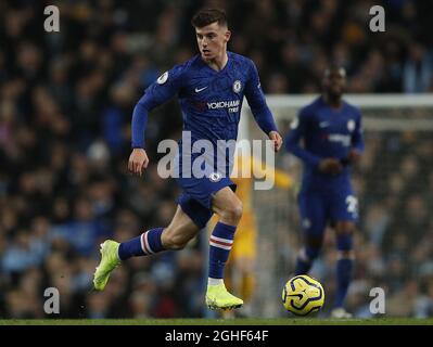 Mason Mount of Chelsea beim Premier League-Spiel gegen Manchester City im Etihad Stadium, Manchester. Bilddatum: 23. November 2019. Bildnachweis sollte lauten: Darren Staples/Sportimage via PA Images Stockfoto