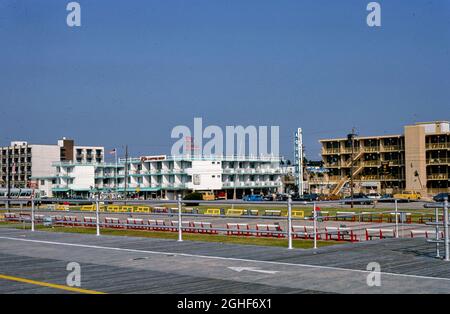 Boardwalk Motels, Wildwood, New Jersey, 1978 Stockfoto