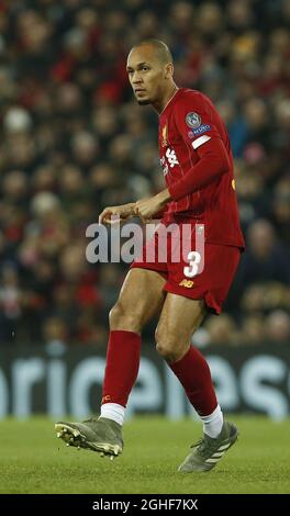 Fabintha von Liverpool während des UEFA Champions League-Spiels in Anfield, Liverpool. Bilddatum: 27. November 2019. Bildnachweis sollte lauten: Andrew Yates/Sportimage via PA Images Stockfoto