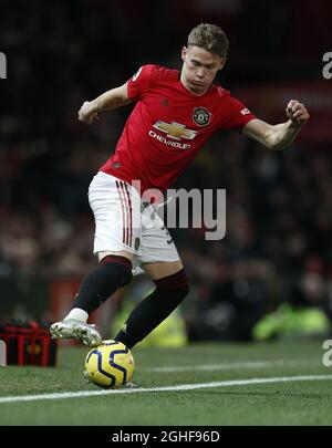 Scott McTominay von Manchester United während des Spiels in der Premier League in Old Trafford, Manchester. Bilddatum: 4. Dezember 2019. Bildnachweis sollte lauten: Darren Staples/Sportimage via PA Images Stockfoto