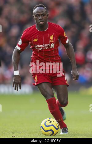 Sadio Mane aus Liverpool während des Spiels der Premier League in Anfield, Liverpool. Bilddatum: 14. Dezember 2019. Bildnachweis sollte lauten: James Wilson/Sportimage via PA Images Stockfoto