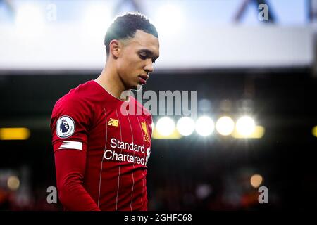 Trent Alexander-Arnold von Liverpool während des Spiels der Premier League in Anfield, Liverpool. Bilddatum: 14. Dezember 2019. Bildnachweis sollte lauten: James Wilson/Sportimage via PA Images Stockfoto