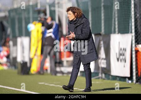 Rita Guarino Managerin von Juventus beim Spiel Serie A Femminile im Juventus Center, Vinovo. Bilddatum: 14. Dezember 2019. Bildnachweis sollte lauten: Jonathan Moscrop/Sportimage via PA Images Stockfoto