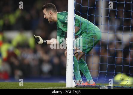 Martin Dubravka von Newcastle United beim Premier League-Spiel gegen Everton im Goodison Park, Liverpool. Bilddatum: 21. Januar 2020. Bildnachweis sollte lauten: Darren Staples/Sportimage via PA Images Stockfoto