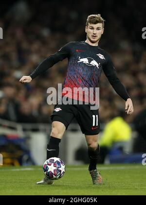 Timo Werner von RB Leipzig während des UEFA Champions League-Spiels im Tottenham Hotspur Stadium, London. Bilddatum: 19. Februar 2020. Bildnachweis sollte lauten: David Klein/Sportimage via PA Images Stockfoto