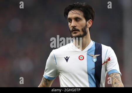 Der spanische Mittelfeldspieler Luis Alberto aus Latium während des Spiels der Serie A bei Luigi Ferraris, Genua. Bilddatum: 23. Februar 2020. Bildnachweis sollte lauten: Jonathan Moscrop/Sportimage via PA Images Stockfoto