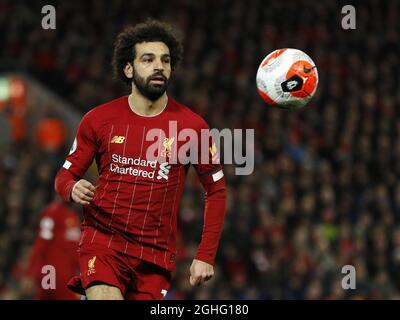 Mohamed Salah von Liverpool während des Spiels der Premier League in der Bramall Lane, Sheffield. Bilddatum: 22. Februar 2020. Bildnachweis sollte lauten: Simon Bellis/Sportimage via PA Images Stockfoto