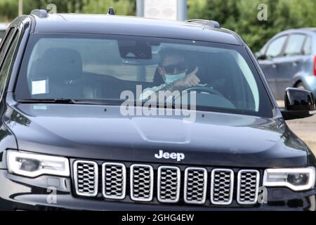Juventus italienischer Torwart Carlo Pinsoglio kommt zum Training im Juventus Training Center in Turin an. Bilddatum: 22. Mai 2020. Bildnachweis sollte lauten: Jonathan Moscrop/Sportimage via PA Images Stockfoto
