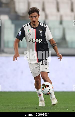 Juventus argentinischer Stürmer Paulo Dybala beim Spiel der Serie A im Allianz Stadium, Turin. Bilddatum: 26. Juni 2020. Bildnachweis sollte lauten: Jonathan Moscrop/Sportimage via PA Images Stockfoto