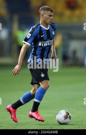 Inter's italienischer Mittelfeldspieler Nicolo Barella während des Serie-A-Spiels im Stadio Ennio Tardini, Parma. Bilddatum: 28. Juni 2020. Bildnachweis sollte lauten: Jonathan Moscrop/Sportimage via PA Images Stockfoto