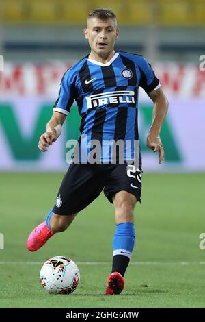 Inter's italienischer Mittelfeldspieler Nicolo Barella während des Serie-A-Spiels im Stadio Ennio Tardini, Parma. Bilddatum: 28. Juni 2020. Bildnachweis sollte lauten: Jonathan Moscrop/Sportimage via PA Images Stockfoto