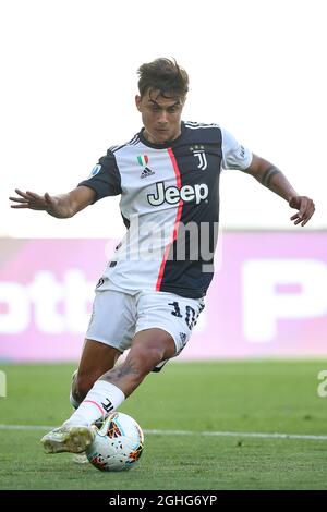 Juventus argentinischer Stürmer Paulo Dybala beim Spiel der Serie A im Allianz Stadium, Turin. Bilddatum: 4. Juli 2020. Bildnachweis sollte lauten: Jonathan Moscrop/Sportimage via PA Images Stockfoto