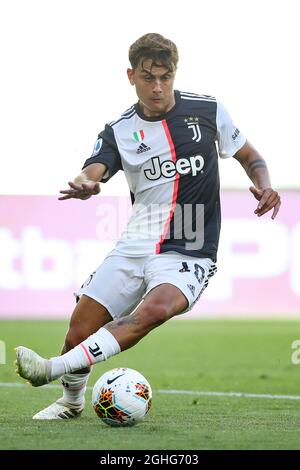 Juventus argentinischer Stürmer Paulo Dybala beim Spiel der Serie A im Allianz Stadium, Turin. Bilddatum: 4. Juli 2020. Bildnachweis sollte lauten: Jonathan Moscrop/Sportimage via PA Images Stockfoto