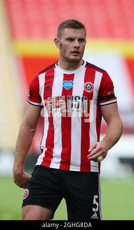 Jack OÕConnell von Sheffield Utd während des Spiels der Premier League in Bramall Lane, Sheffield. Bilddatum: 11. Juli 2020. Bildnachweis sollte lauten: Simon Bellis/Sportimage via PA Images Stockfoto