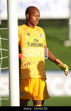 Leobrian Kokubo aus Benfica während des UEFA-Jugendliga-Spiels im Colovray Sports Center, Nyon. Bilddatum: 18. August 2020. Bildnachweis sollte lauten: Jonathan Moscrop/Sportimage via PA Images Stockfoto