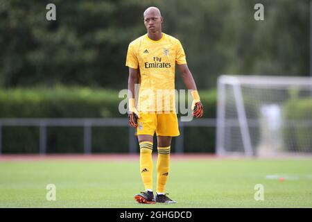 Leobrian Kokubo aus Benfica während des UEFA-Jugendliga-Spiels im Colovray Sports Center, Nyon. Bilddatum: 22. August 2020. Bildnachweis sollte lauten: Jonathan Moscrop/Sportimage via PA Images Stockfoto