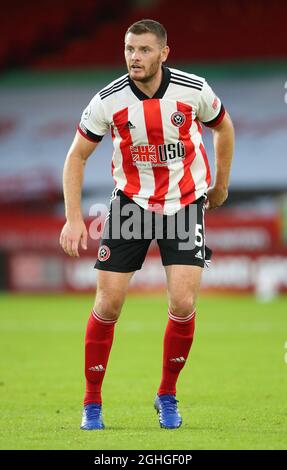 Jack OÕConnell von Sheffield Utd während des Spiels der Premier League in Bramall Lane, Sheffield. Bilddatum: 14. September 2020. Bildnachweis sollte lauten: Simon Bellis/Sportimage via PA Images Stockfoto