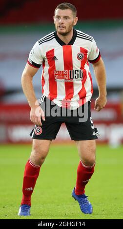 Jack OÕConnell von Sheffield Utd während des Spiels der Premier League in Bramall Lane, Sheffield. Bilddatum: 14. September 2020. Bildnachweis sollte lauten: Simon Bellis/Sportimage via PA Images Stockfoto