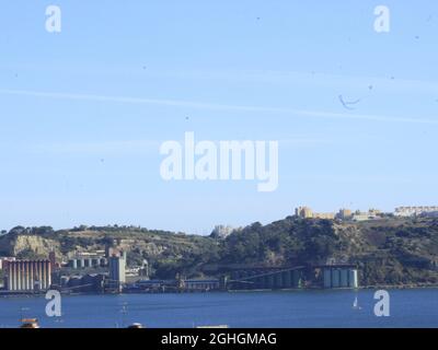 Lissabon, Portugal. September 2021. (INT) Tourismus in Portugal: Blick auf den Nationalpalast Ajuda in Lissabon. 6. September 2021, Lissabon, Portugal: Blick auf den Ajuda-Palast und die Umgebung in Lissabon, der Hauptstadt Portugals, am Montag (6). Es gibt auch ein Museum und einen Ausstellungsbereich, mit Tickets für die Besichtigung beider Orte für 8 Euro. (Bild: © Edson De Souza/TheNEWS2 über ZUMA Press Wire) Stockfoto