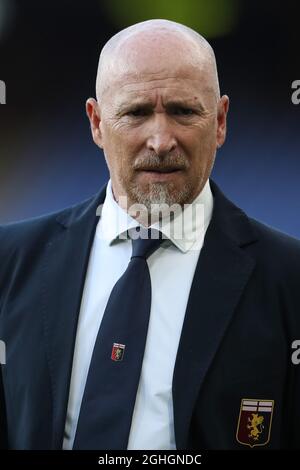 Rolando Maran Cheftrainer von Genua FC während der Serie A Spiel bei Luigi Ferraris, Genua. Bilddatum: 24. Oktober 2020. Bildnachweis sollte lauten: Jonathan Moscrop/Sportimage via PA Images Stockfoto