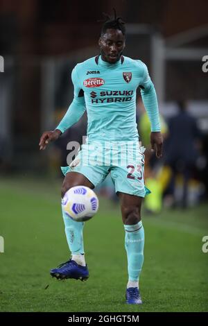 Soualiho Meite von Turin FC während des Serie A Spiels bei Luigi Ferraris, Genua. Bilddatum: 4. November 2020. Bildnachweis sollte lauten: Jonathan Moscrop/Sportimage via PA Images Stockfoto
