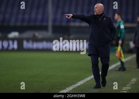 Rolando Maran Cheftrainer von Genua FC während der Serie A Spiel bei Luigi Ferraris, Genua. Bilddatum: 13. Dezember 2020. Bildnachweis sollte lauten: Jonathan Moscrop/Sportimage via PA Images Stockfoto