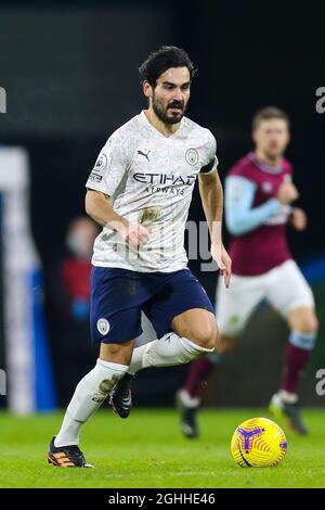 Ilkay Gundogan von Manchester City während des Spiels in der Premier League in Turf Moor, Burnley. Bilddatum: 3. Februar 2021. Bildnachweis sollte lauten: Barry Coombs/Sportimage via PA Images Stockfoto