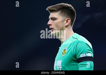 Burnley-Torwart Nick Pope beim Premier League-Spiel in Turf Moor, Burnley. Bilddatum: 3. Februar 2021. Bildnachweis sollte lauten: Barry Coombs/Sportimage via PA Images Stockfoto