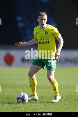 Oliver Skipp von Norwich City während des Sky Bet Championship-Spiels im Adams Park, High Wycombe. Bilddatum: 28. Februar 2021. Bildnachweis sollte lauten: David Klein/Sportimage via PA Images Stockfoto