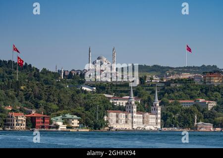 Die Bosporus-Straße in Istanbul, Türkei Stockfoto