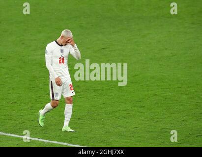 London, England, 18. Juni 2021. Phil Foden aus England während des UEFA-Europameisterschaftsspiel im Wembley-Stadion in London. Bildnachweis sollte lauten: David Klein / Sportimage via PA Images Stockfoto