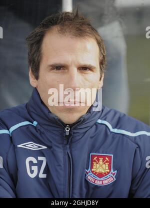 West Ham's Gianfranco Zola - EON FA Cup 4. Runde, Hartlepool United vs. West Ham United. Stockfoto