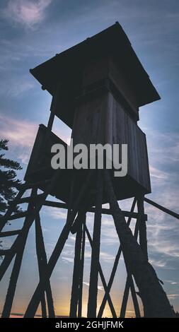 In blauer Stunde erblindet, Österreich Stockfoto