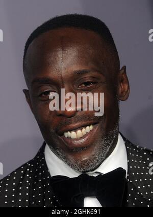 Datei-Foto vom 8. Februar 2018 Schauspieler Michael K Williams in New York City, NY, USA. Der amerikanische Schauspieler Michael K Williams, der vor allem dafür bekannt ist, in der HBO-Drama-Serie The Wire zu spielen, wurde in seiner New Yorker Wohnung tot aufgefunden. Er war 54 Jahre alt. US-Medien zitieren Strafverfolgungsquellen, die sagen, er sei an einer vermuteten Überdosis von Drogen gestorben. Dies wurde offiziell nicht bestätigt. Foto von Dennis Van Tine/ABACAPRESS.COM Stockfoto