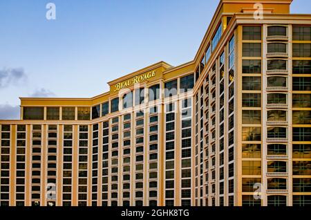 Das Beau Rivage Casino ist am 5. September 2021 in Biloxi, Mississippi, abgebildet. Beau Rivage gehört und wird von MGM Resorts International betrieben. Stockfoto